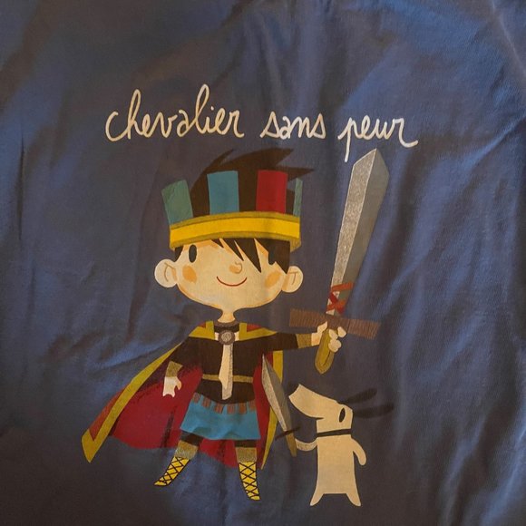 Graphic Tee -  Boys 6 - 'Chevalier sans peur' - Picture 4 of 8